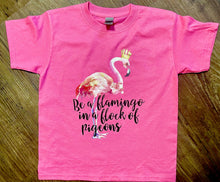 Load image into Gallery viewer, Be a flamingo- Youth
