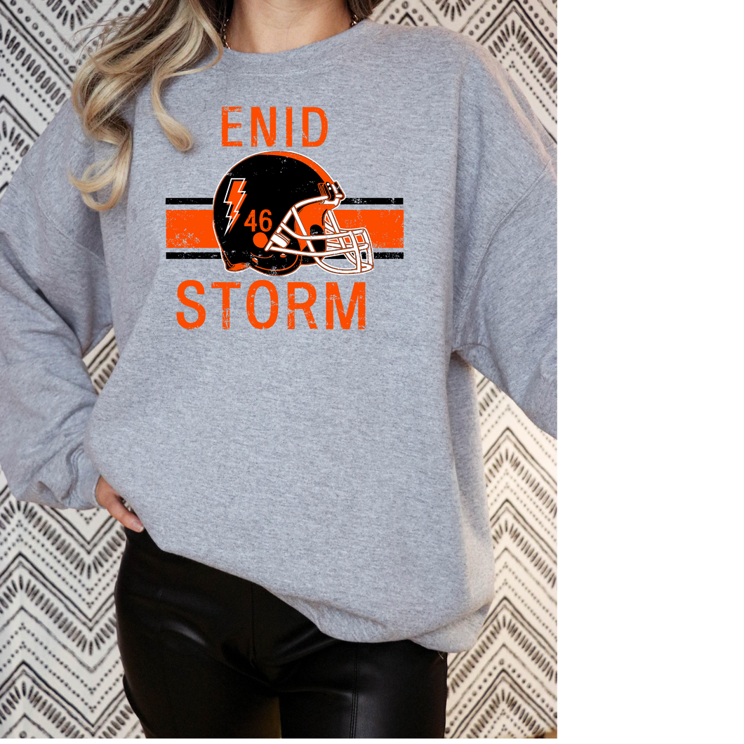 Storm Football Helmet Crewneck
