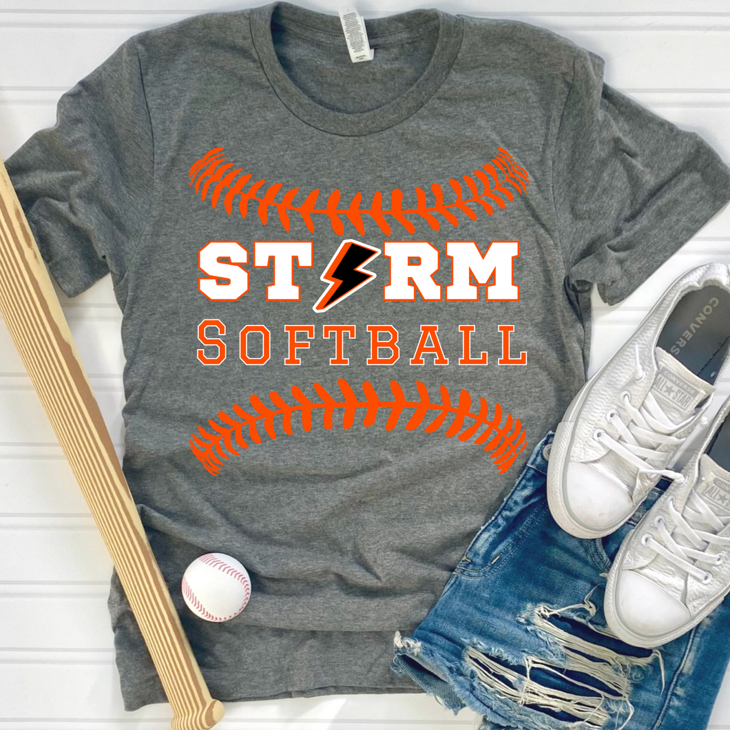 Storm Softball Laces Tee