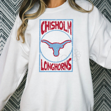 Load image into Gallery viewer, Longhorns Oversized Print Sweatshirt
