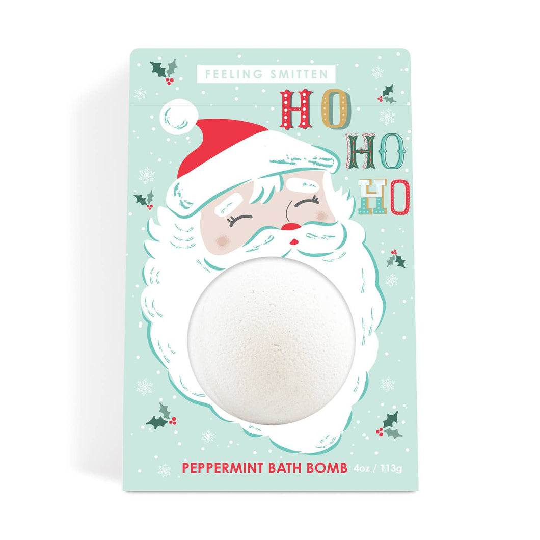 Peppermint Santa Bath Bomb
