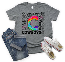 Load image into Gallery viewer, Tie Dye Team T-shirt

