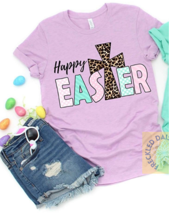 Easter Leopard Cross