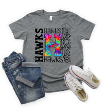 Load image into Gallery viewer, Tie Dye Team T-shirt
