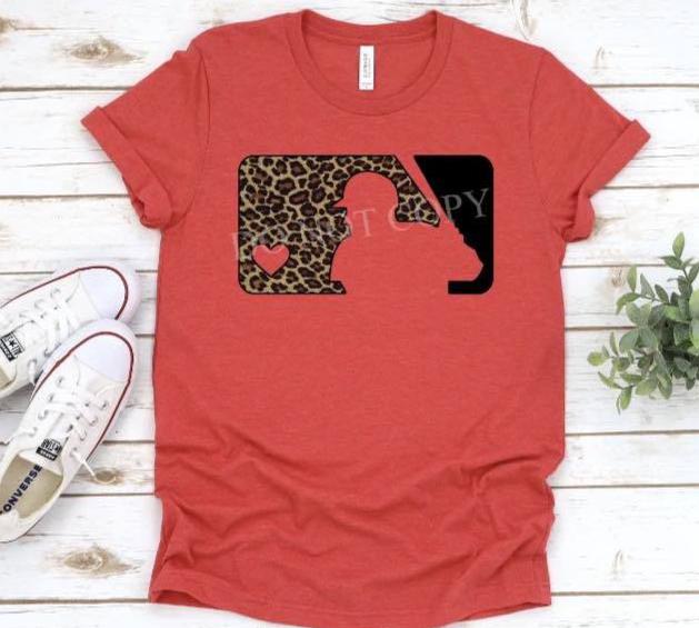 Leopard Baseball Logo