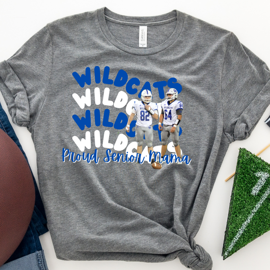 Custom Mascot Wave Photo Tee