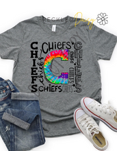 Load image into Gallery viewer, Tie Dye Team T-shirt
