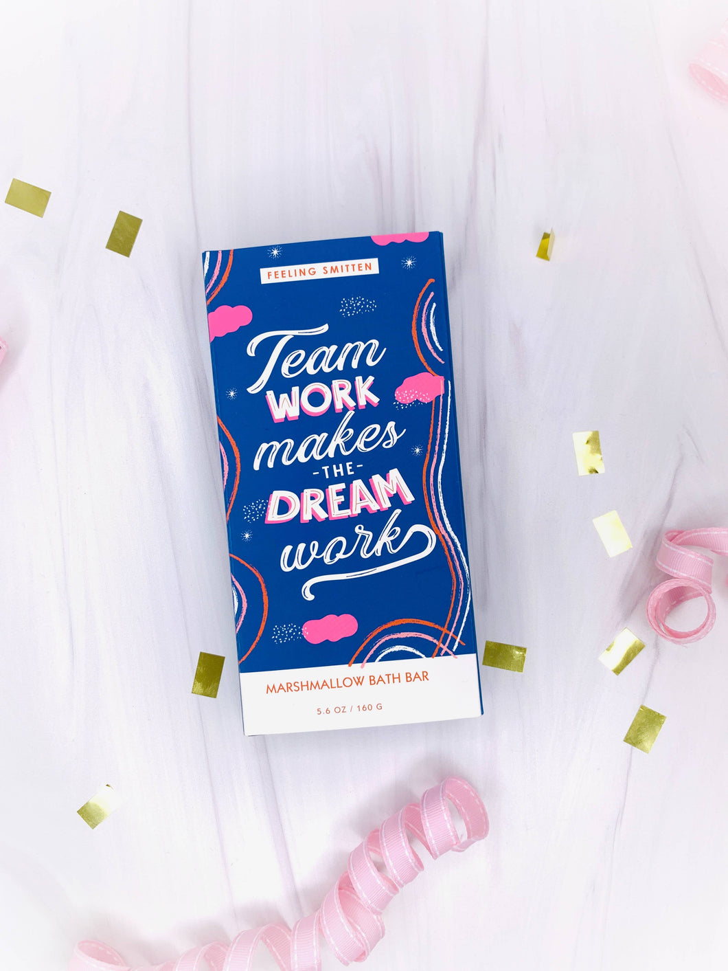 Team Work Makes the Dream Work! Rainbow Bath Bar