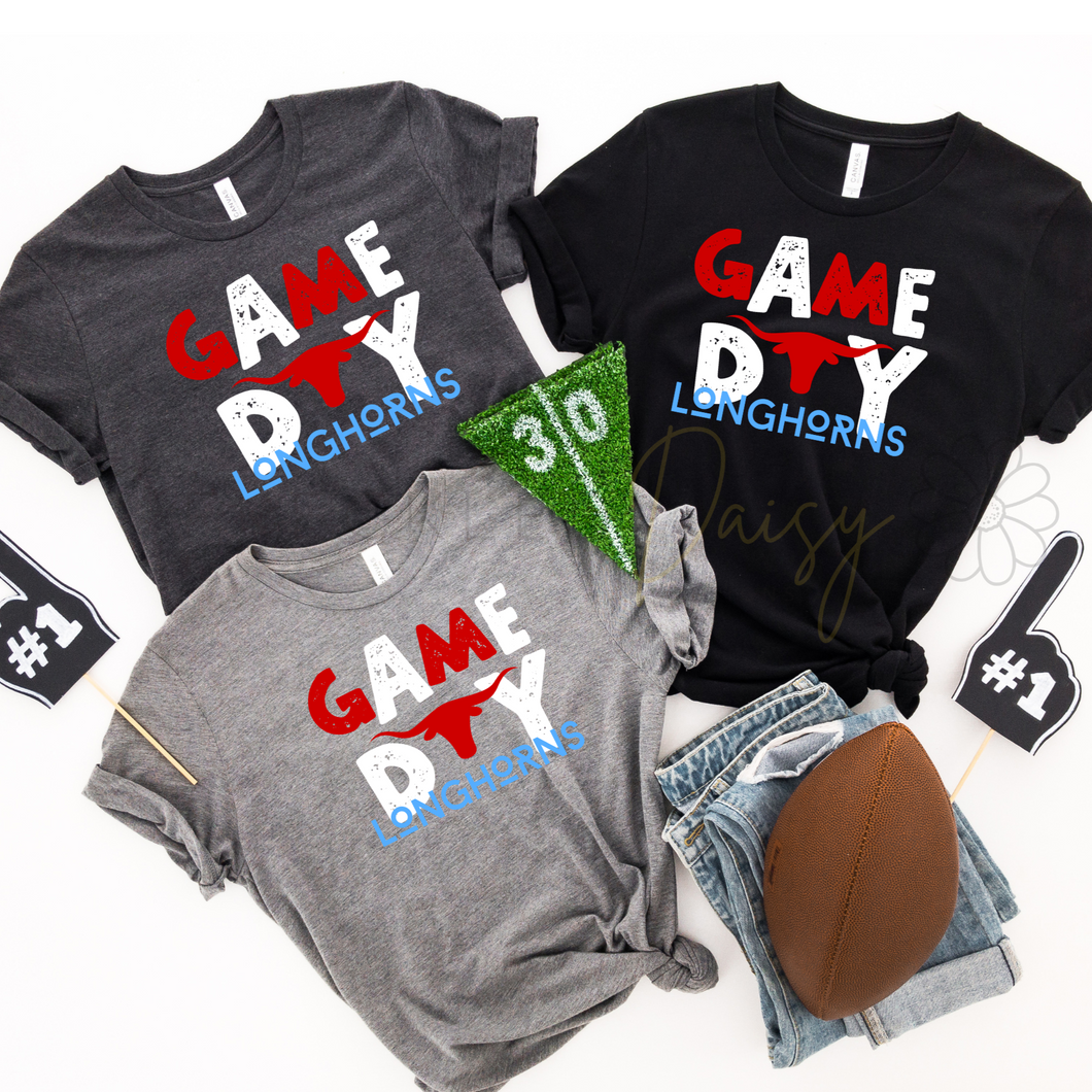 Longhorns Game Day Youth Tee