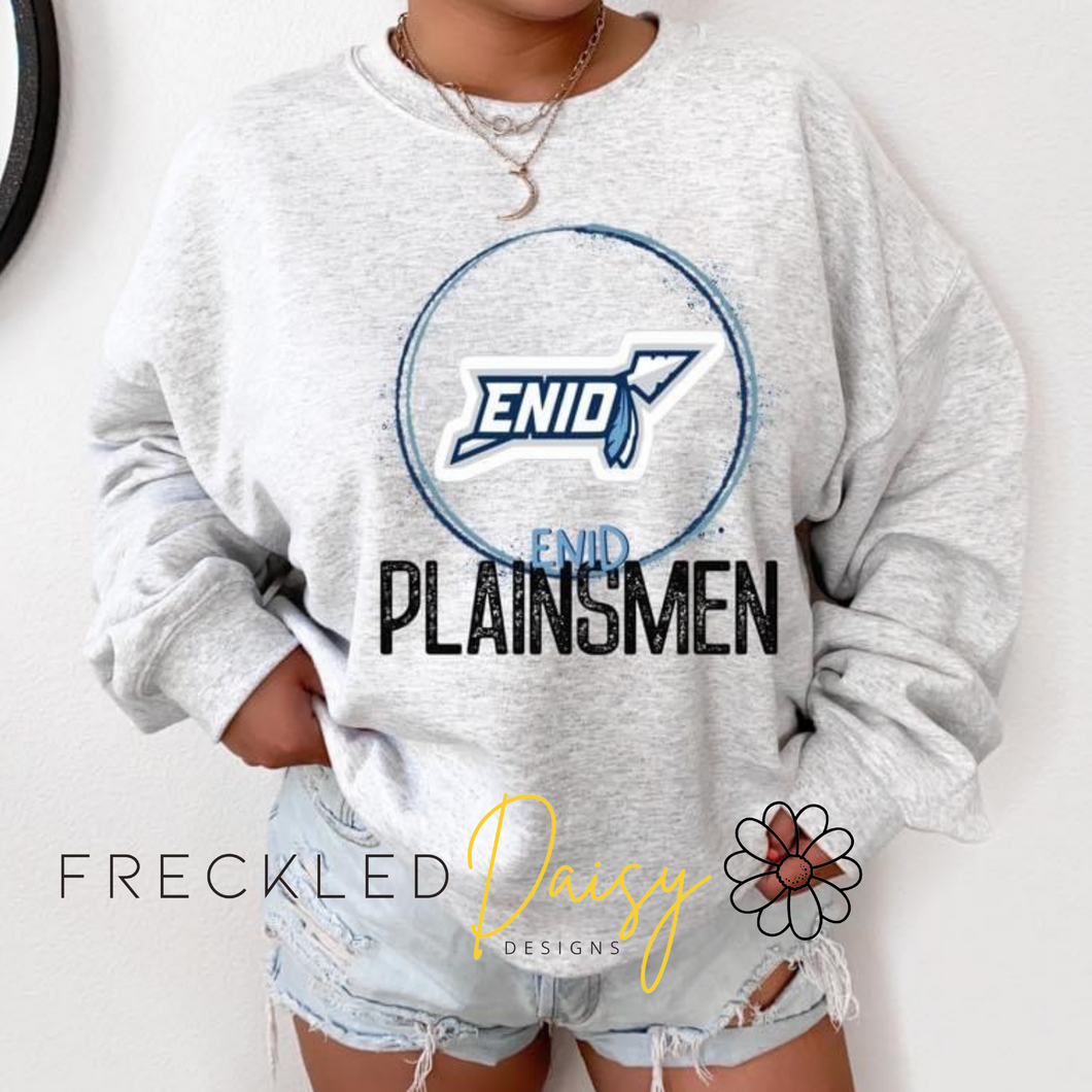 Youth Enid Plainsmen Crewneck Sweatshirt