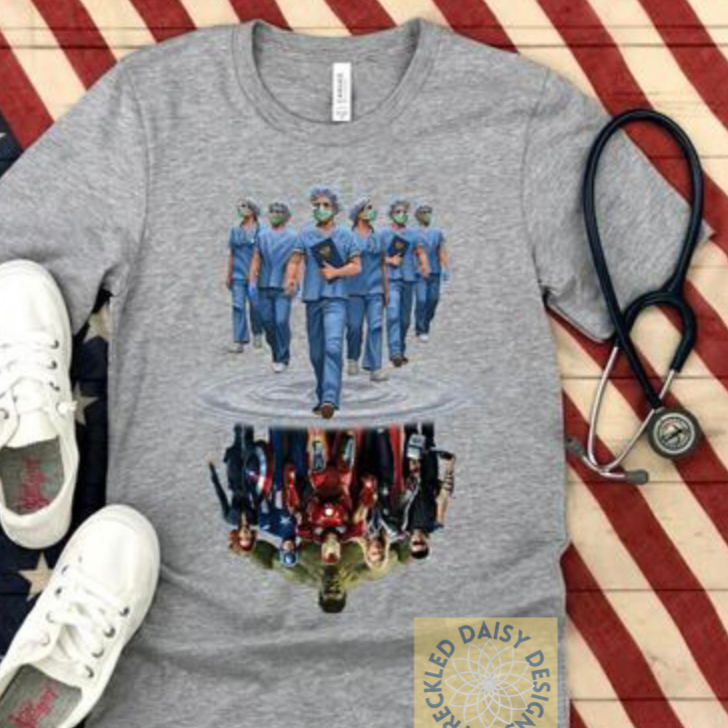 Nurse Superhero Reflection