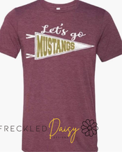 Load image into Gallery viewer, Mustangs Pennant T-shirt
