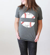 Load image into Gallery viewer, Split baseball- Personalized with your team
