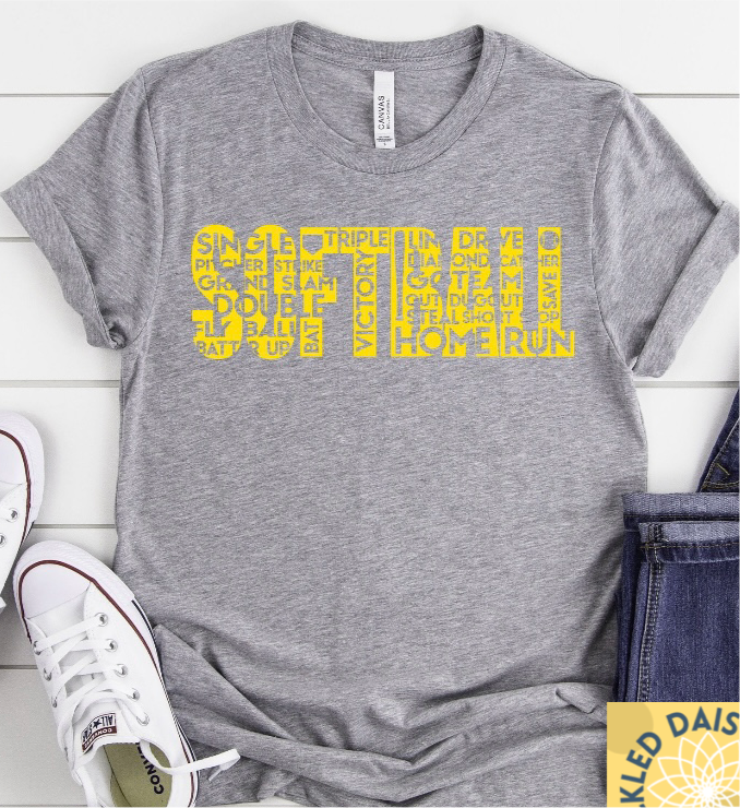 Softball Words-Youth