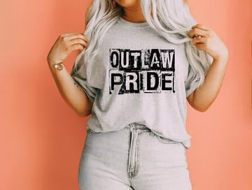 Outlaw pride- black ink