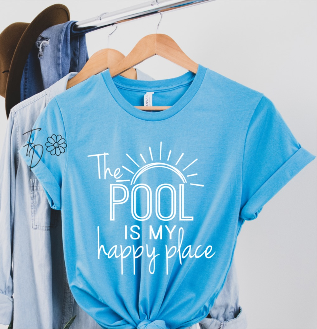 The pool is my happy place