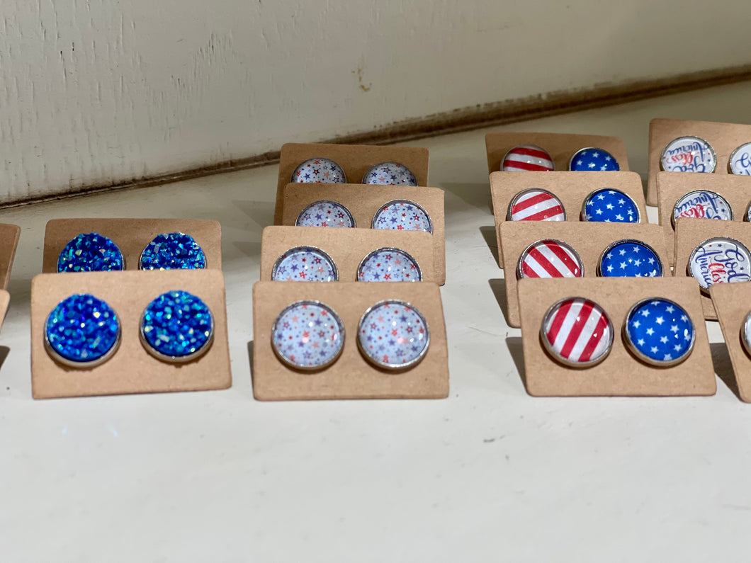 Patriotic Earrings