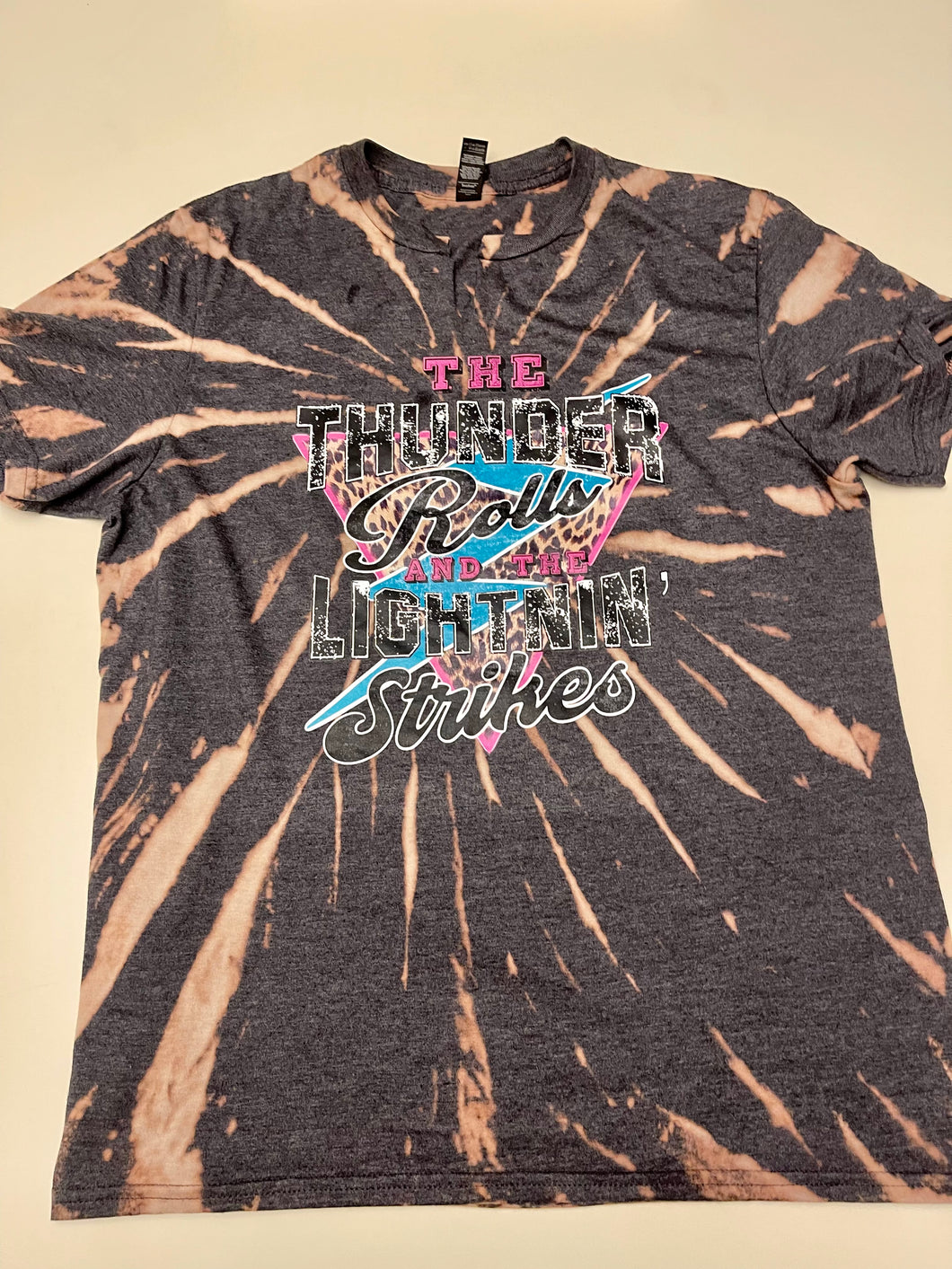 Thunder & Lightning Bleached Tee