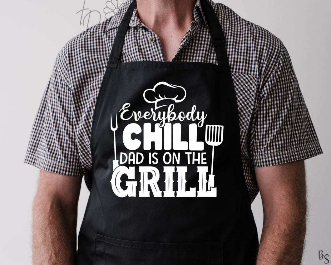 Dad is on the Grill